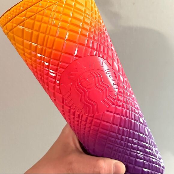 Starbucks Halloween 2024 Dia De Muertos gem pattern ombré Tumbler skull topper - Picture 2 of 7